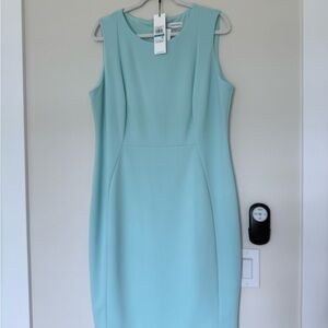 Calvin Klein Aqua Blue Dress